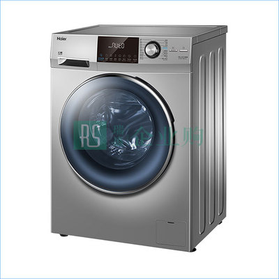 haier/海尔 滚筒洗衣机 g100118b12s 银色 10kg 一级能效 1台 - 工业
